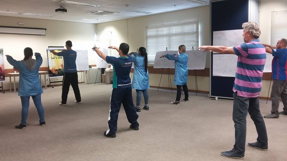 Empresa de Hortolândia recebe intervenções de Tai Chi Chuan #1